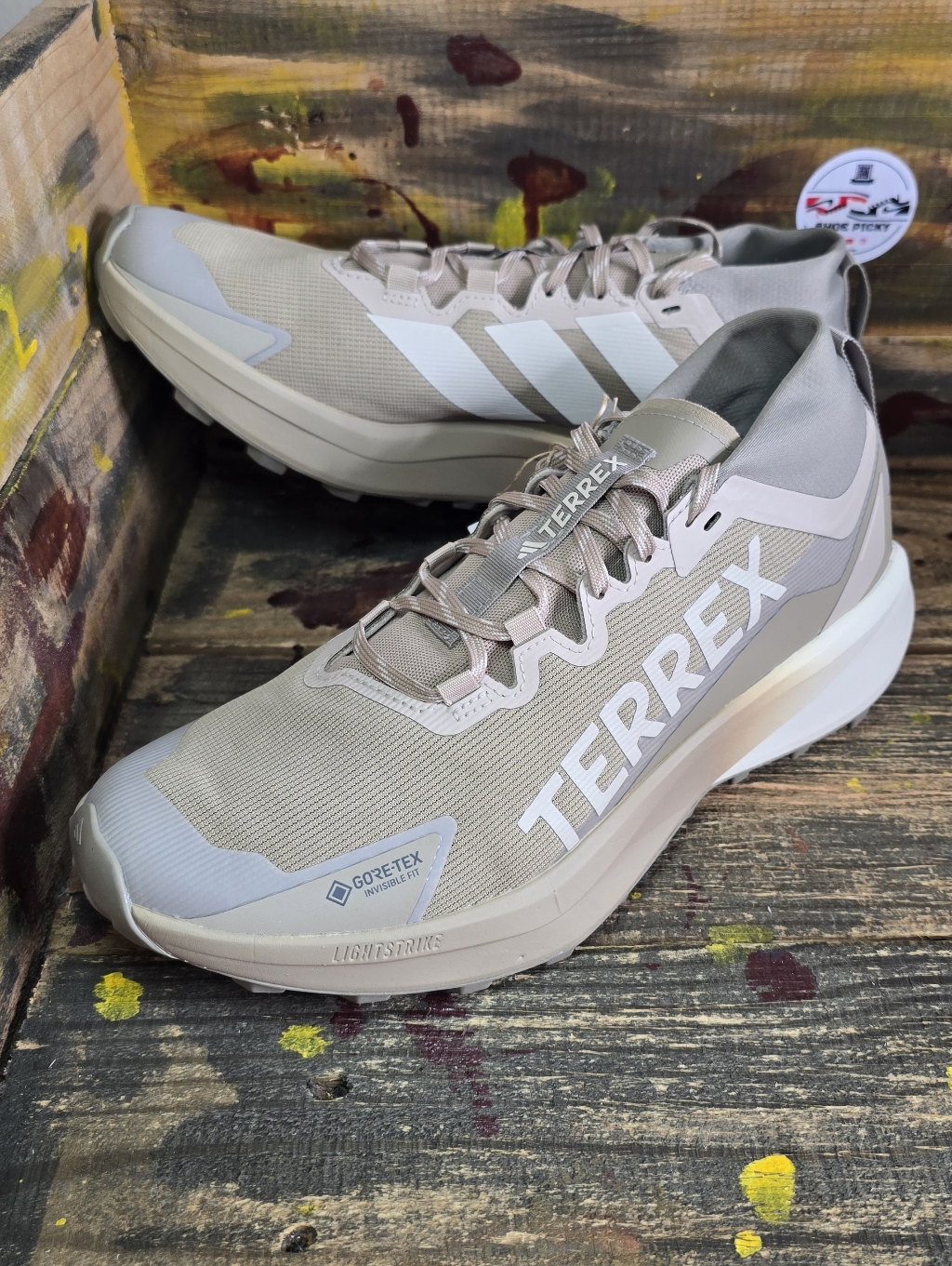Adidas Terrex Agravic Gtx Trail Running Jr1507 Men Size 10.5 Goretex Sneaker New